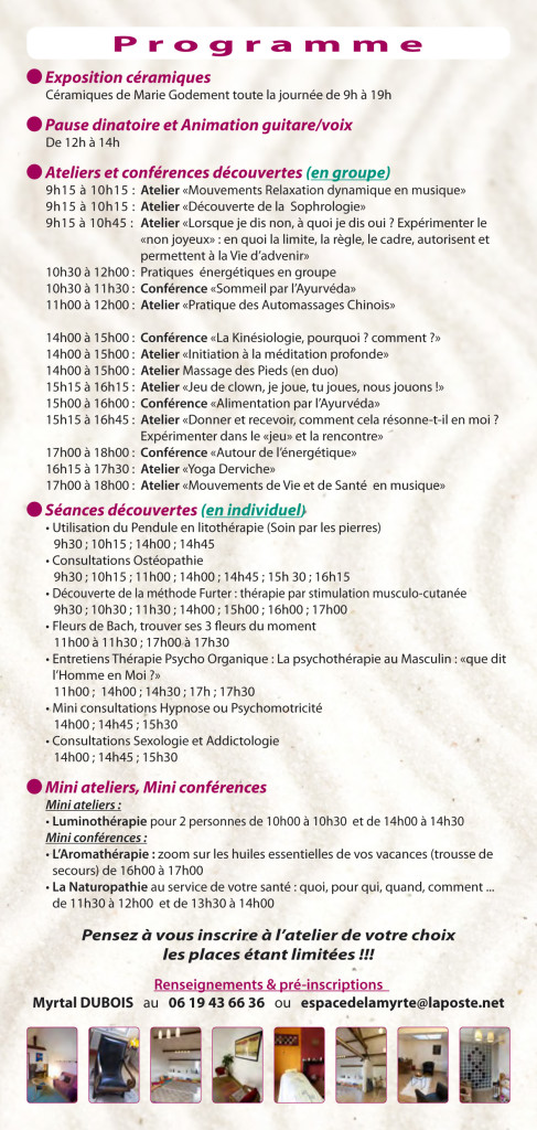 LA MYRTE PORTES OUVERTES 2014-2